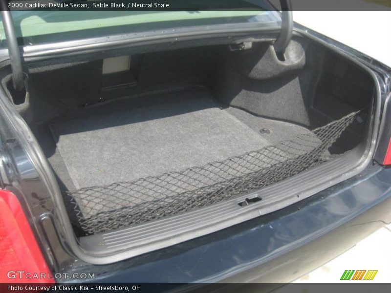 Sable Black / Neutral Shale 2000 Cadillac DeVille Sedan