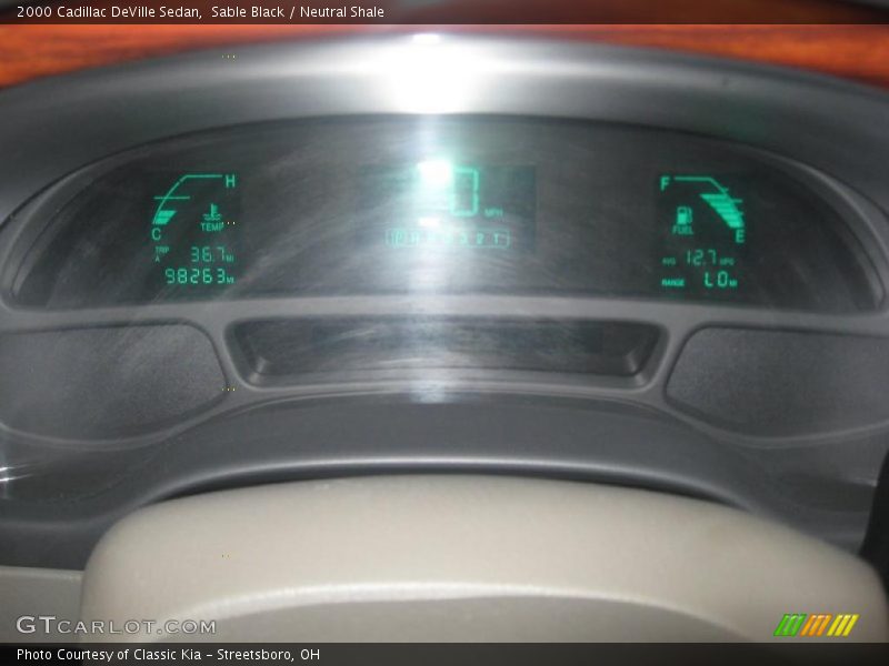 Sable Black / Neutral Shale 2000 Cadillac DeVille Sedan