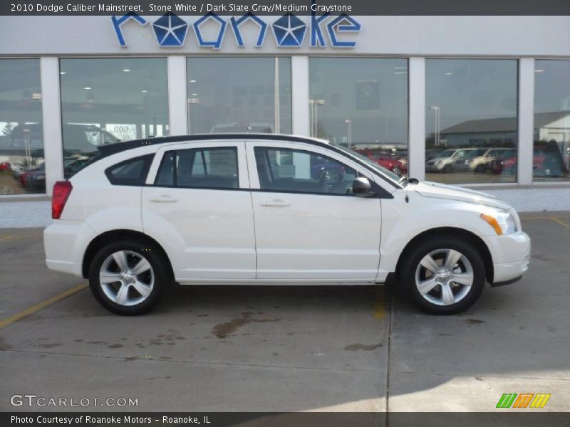 Stone White / Dark Slate Gray/Medium Graystone 2010 Dodge Caliber Mainstreet