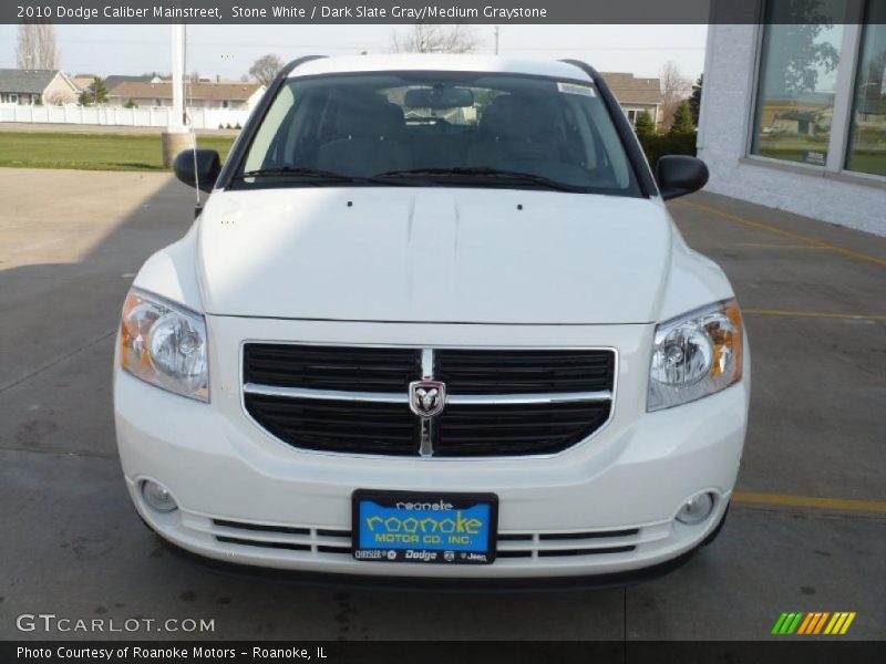 Stone White / Dark Slate Gray/Medium Graystone 2010 Dodge Caliber Mainstreet