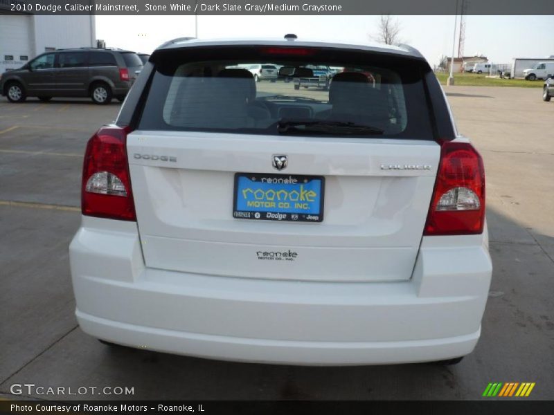 Stone White / Dark Slate Gray/Medium Graystone 2010 Dodge Caliber Mainstreet