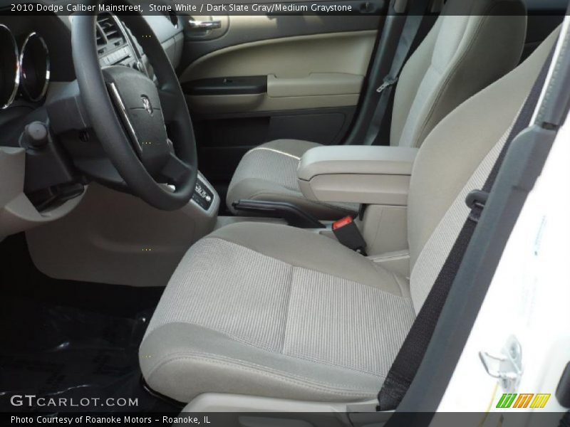 Stone White / Dark Slate Gray/Medium Graystone 2010 Dodge Caliber Mainstreet