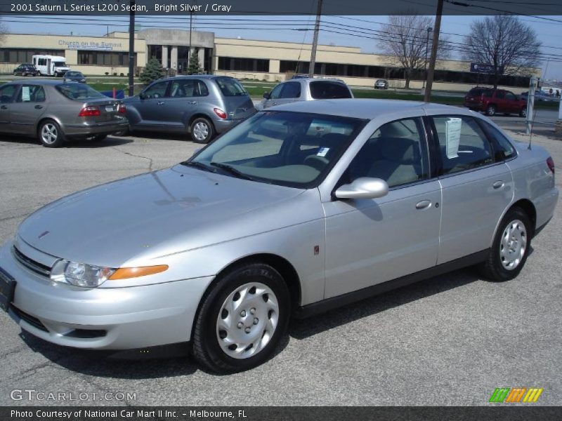 Bright Silver / Gray 2001 Saturn L Series L200 Sedan
