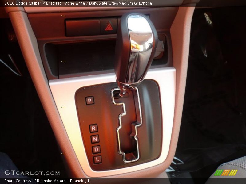 Stone White / Dark Slate Gray/Medium Graystone 2010 Dodge Caliber Mainstreet