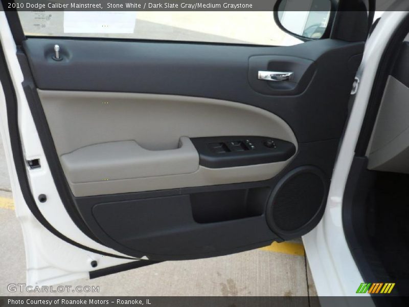 Stone White / Dark Slate Gray/Medium Graystone 2010 Dodge Caliber Mainstreet