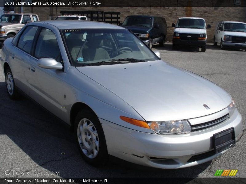 Bright Silver / Gray 2001 Saturn L Series L200 Sedan