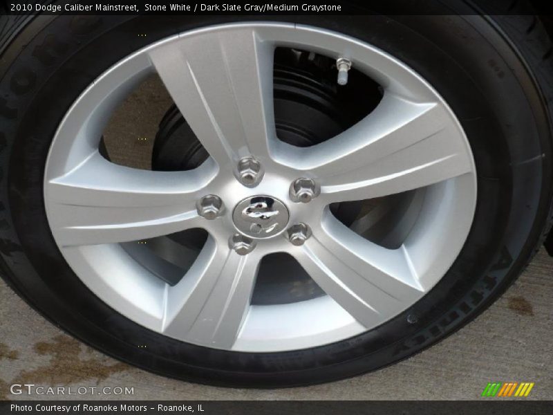 Stone White / Dark Slate Gray/Medium Graystone 2010 Dodge Caliber Mainstreet