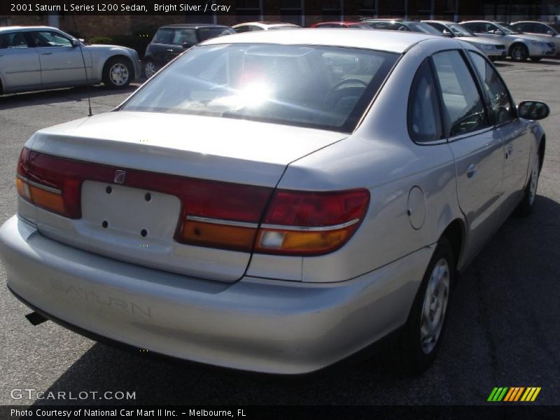 Bright Silver / Gray 2001 Saturn L Series L200 Sedan