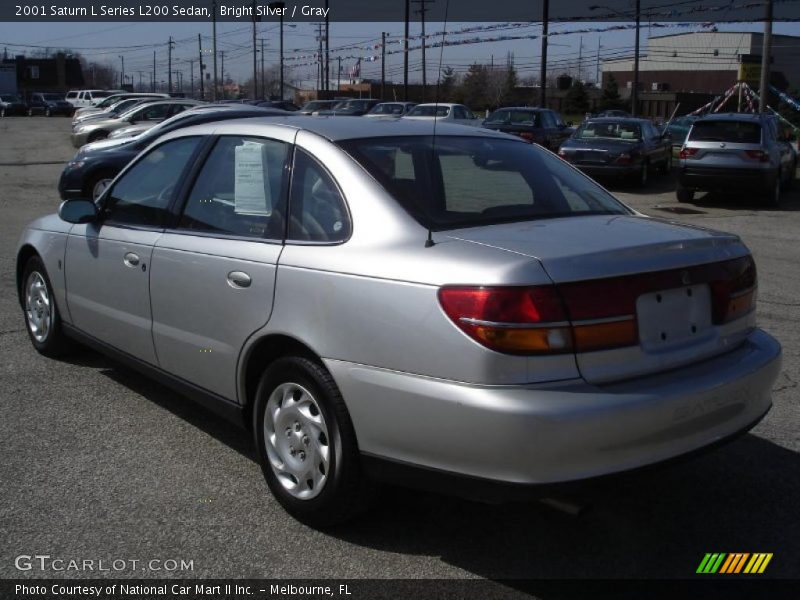 Bright Silver / Gray 2001 Saturn L Series L200 Sedan