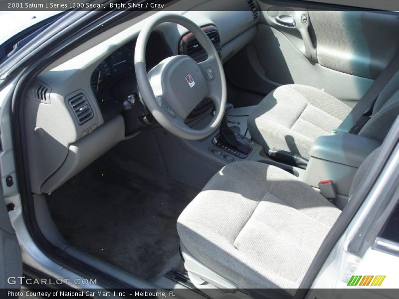 Bright Silver / Gray 2001 Saturn L Series L200 Sedan