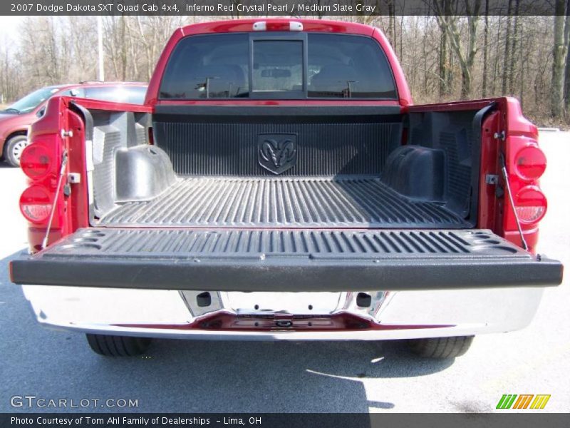 Inferno Red Crystal Pearl / Medium Slate Gray 2007 Dodge Dakota SXT Quad Cab 4x4