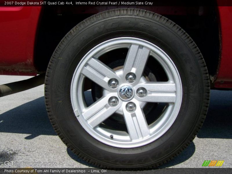 Inferno Red Crystal Pearl / Medium Slate Gray 2007 Dodge Dakota SXT Quad Cab 4x4