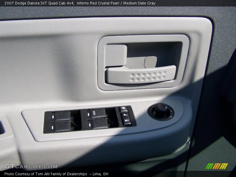 Inferno Red Crystal Pearl / Medium Slate Gray 2007 Dodge Dakota SXT Quad Cab 4x4