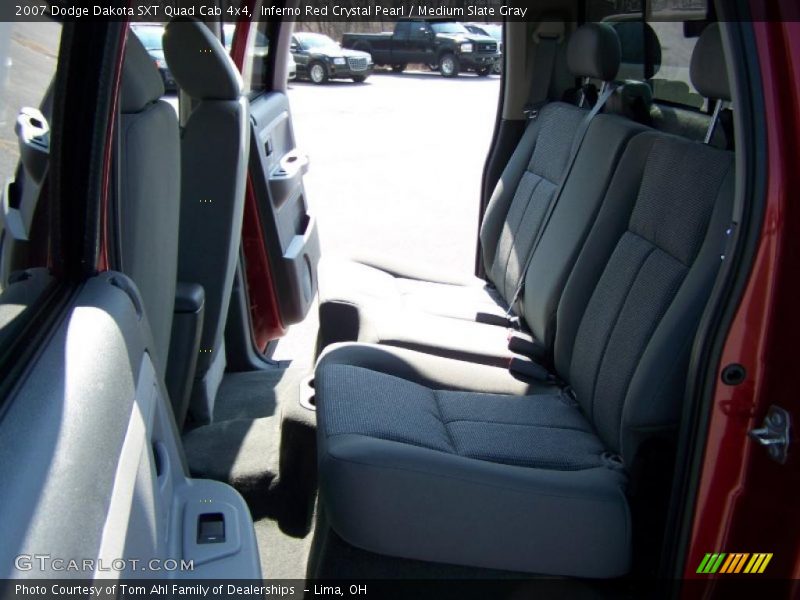Inferno Red Crystal Pearl / Medium Slate Gray 2007 Dodge Dakota SXT Quad Cab 4x4