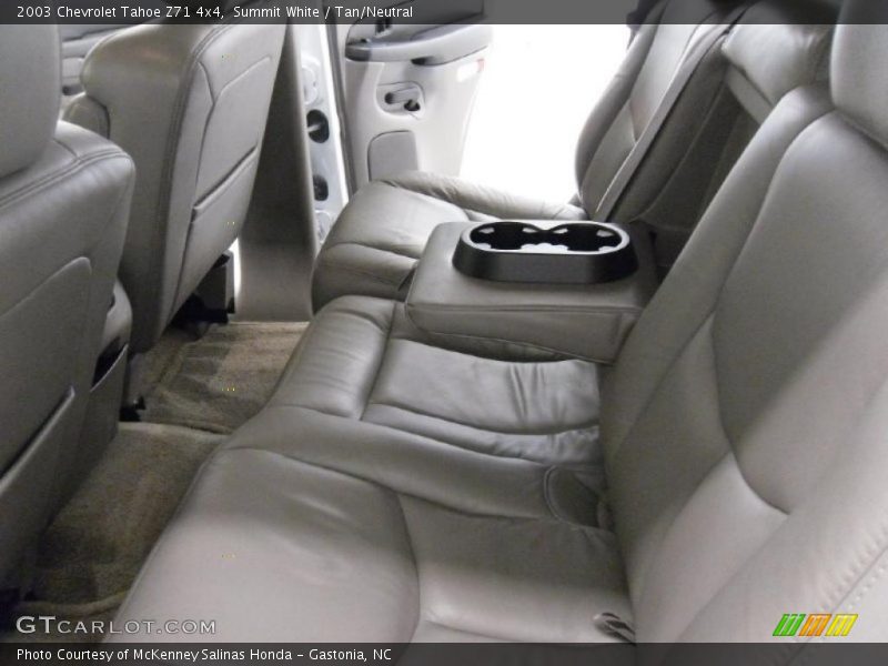 Summit White / Tan/Neutral 2003 Chevrolet Tahoe Z71 4x4