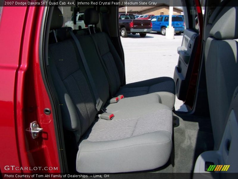 Inferno Red Crystal Pearl / Medium Slate Gray 2007 Dodge Dakota SXT Quad Cab 4x4
