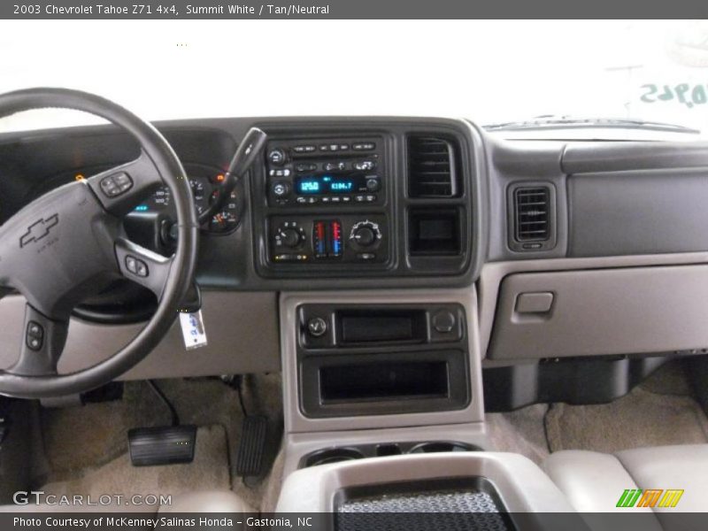 Summit White / Tan/Neutral 2003 Chevrolet Tahoe Z71 4x4