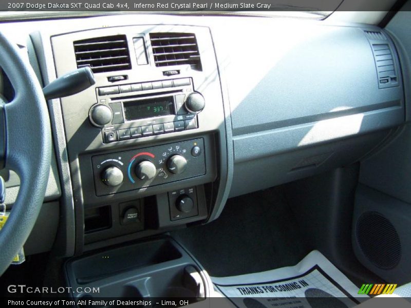 Inferno Red Crystal Pearl / Medium Slate Gray 2007 Dodge Dakota SXT Quad Cab 4x4