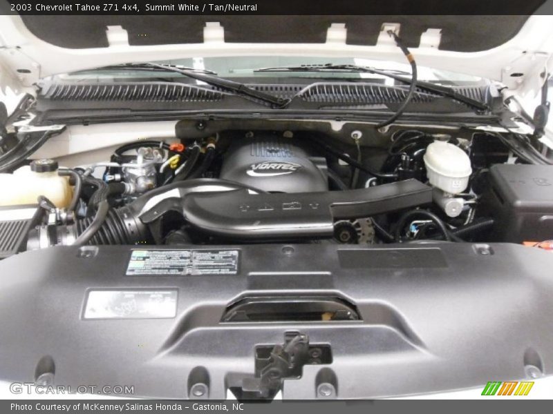 Summit White / Tan/Neutral 2003 Chevrolet Tahoe Z71 4x4