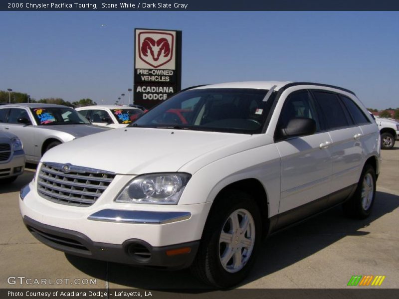 Stone White / Dark Slate Gray 2006 Chrysler Pacifica Touring
