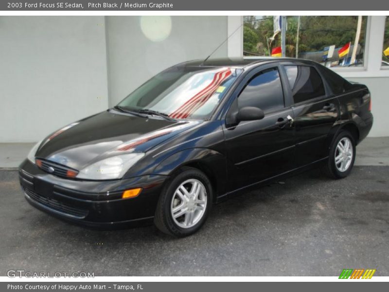 Pitch Black / Medium Graphite 2003 Ford Focus SE Sedan