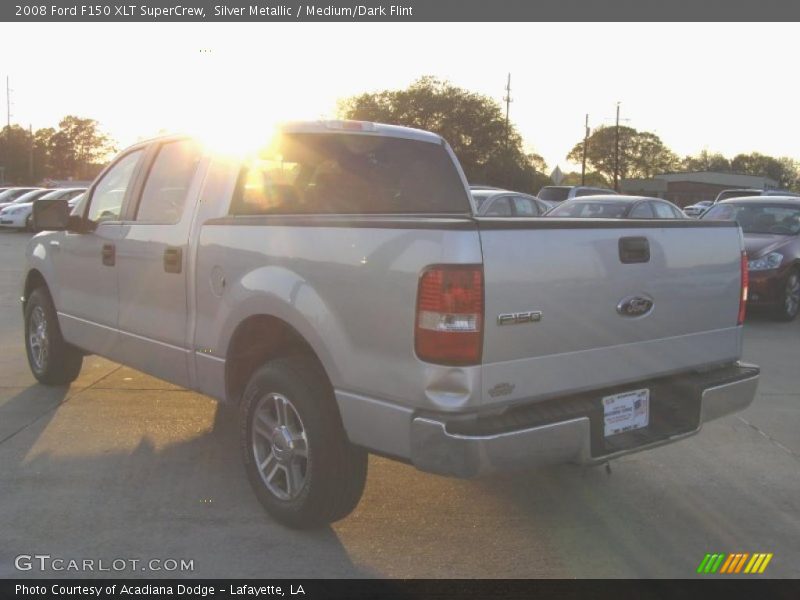 Silver Metallic / Medium/Dark Flint 2008 Ford F150 XLT SuperCrew