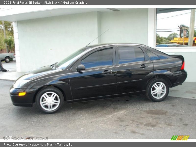 Pitch Black / Medium Graphite 2003 Ford Focus SE Sedan