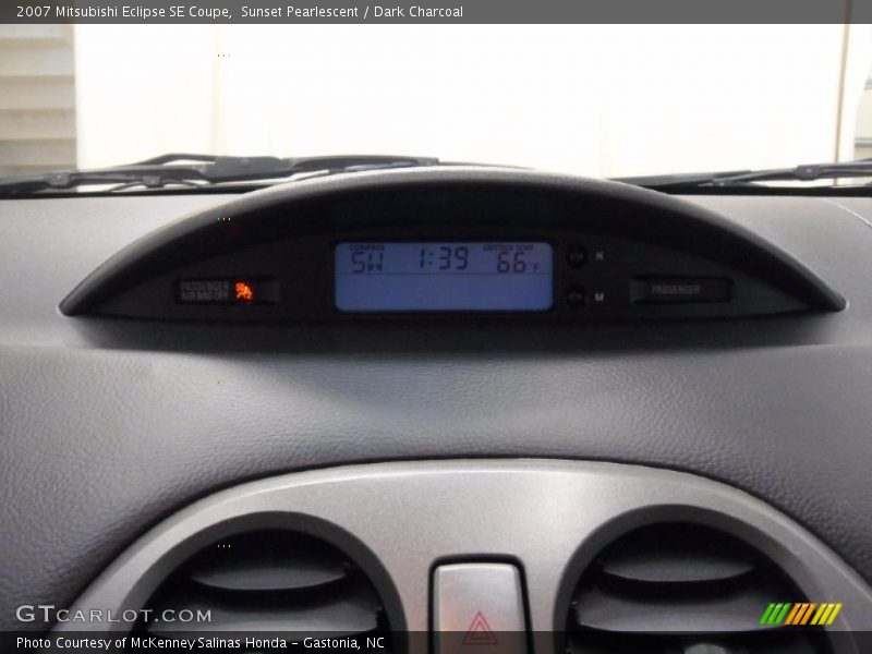 Sunset Pearlescent / Dark Charcoal 2007 Mitsubishi Eclipse SE Coupe