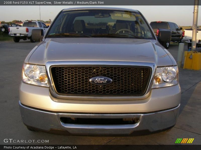 Silver Metallic / Medium/Dark Flint 2008 Ford F150 XLT SuperCrew