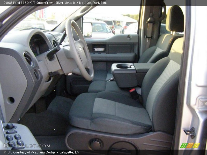 Silver Metallic / Medium/Dark Flint 2008 Ford F150 XLT SuperCrew