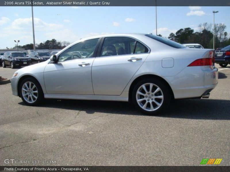 Alabaster Silver Metallic / Quartz Gray 2006 Acura TSX Sedan