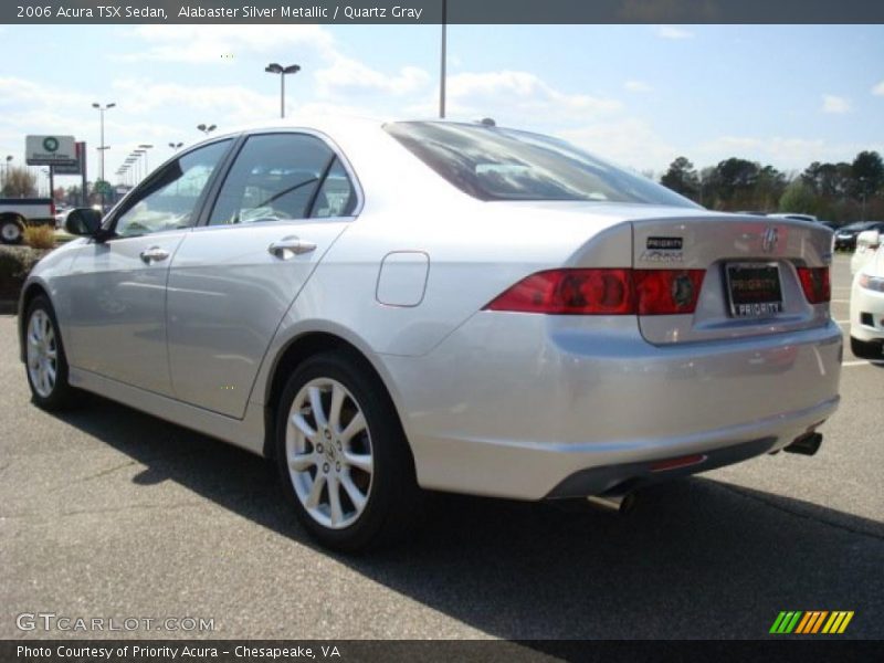 Alabaster Silver Metallic / Quartz Gray 2006 Acura TSX Sedan