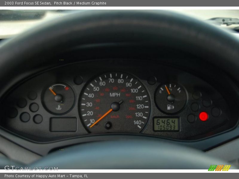 Pitch Black / Medium Graphite 2003 Ford Focus SE Sedan