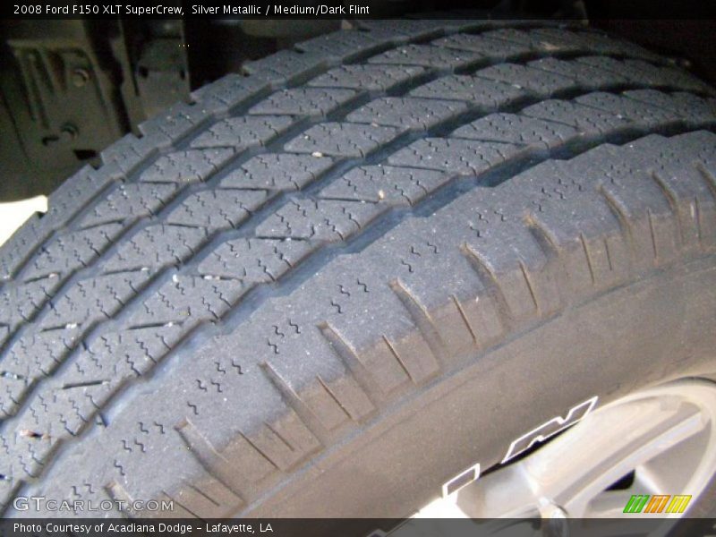 Silver Metallic / Medium/Dark Flint 2008 Ford F150 XLT SuperCrew