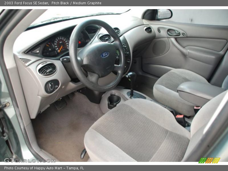 Pitch Black / Medium Graphite 2003 Ford Focus SE Sedan