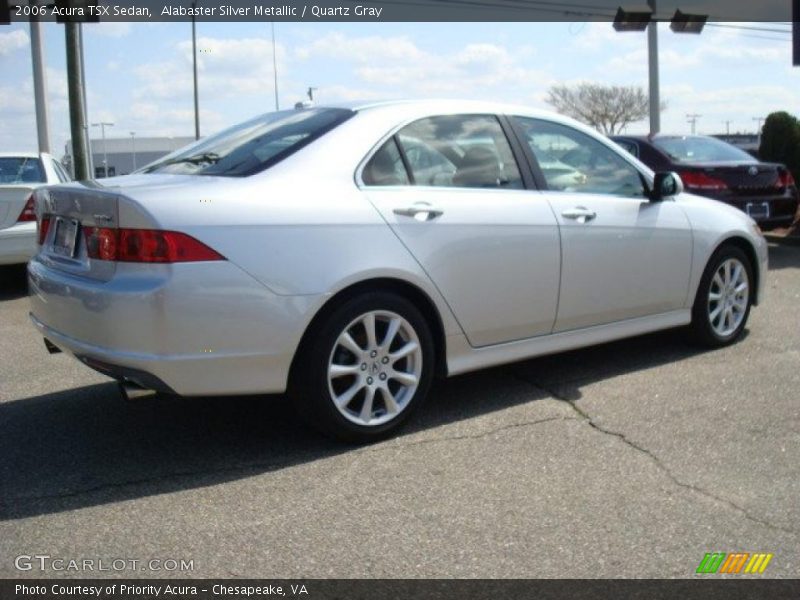 Alabaster Silver Metallic / Quartz Gray 2006 Acura TSX Sedan