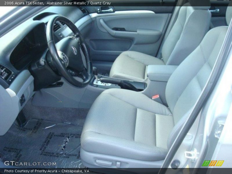 Alabaster Silver Metallic / Quartz Gray 2006 Acura TSX Sedan