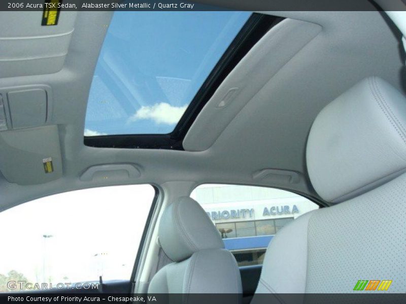 Alabaster Silver Metallic / Quartz Gray 2006 Acura TSX Sedan
