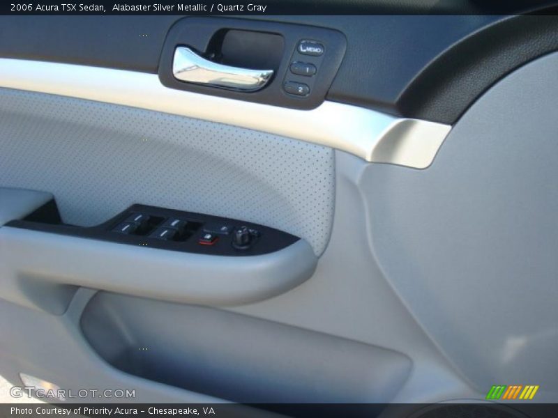 Alabaster Silver Metallic / Quartz Gray 2006 Acura TSX Sedan