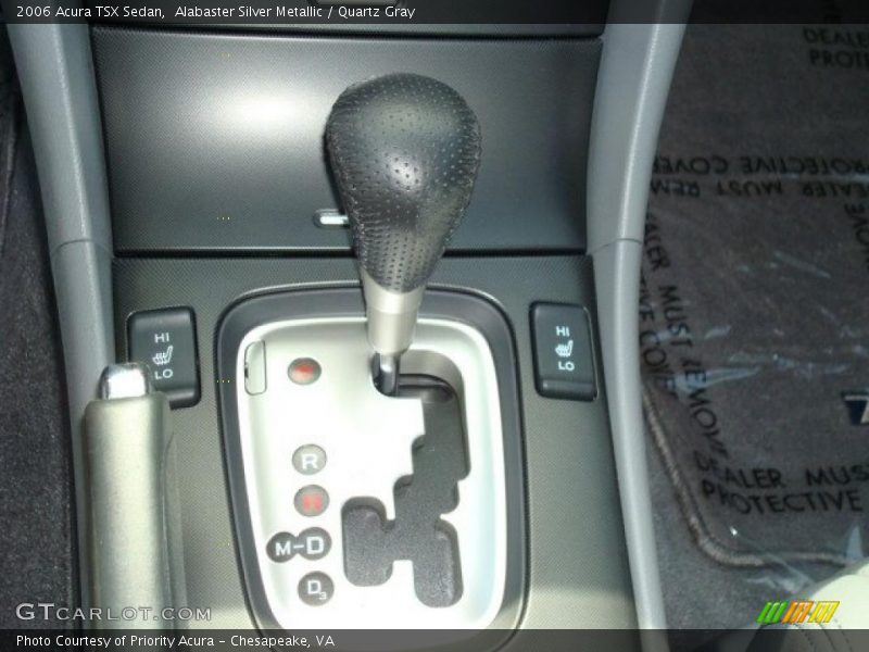Alabaster Silver Metallic / Quartz Gray 2006 Acura TSX Sedan