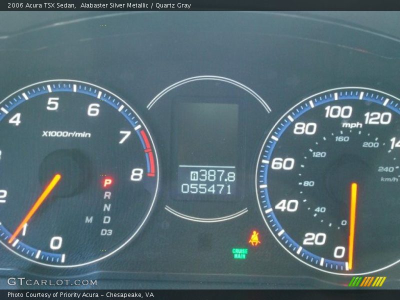 Alabaster Silver Metallic / Quartz Gray 2006 Acura TSX Sedan