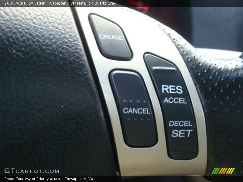 Alabaster Silver Metallic / Quartz Gray 2006 Acura TSX Sedan