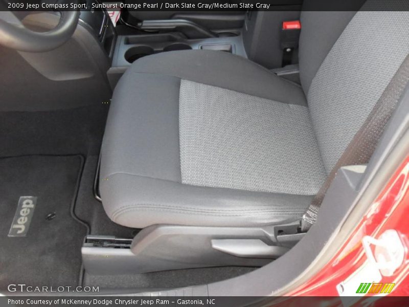 Sunburst Orange Pearl / Dark Slate Gray/Medium Slate Gray 2009 Jeep Compass Sport