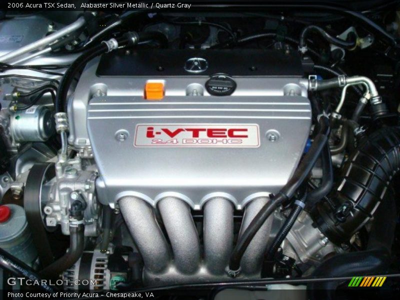 Alabaster Silver Metallic / Quartz Gray 2006 Acura TSX Sedan