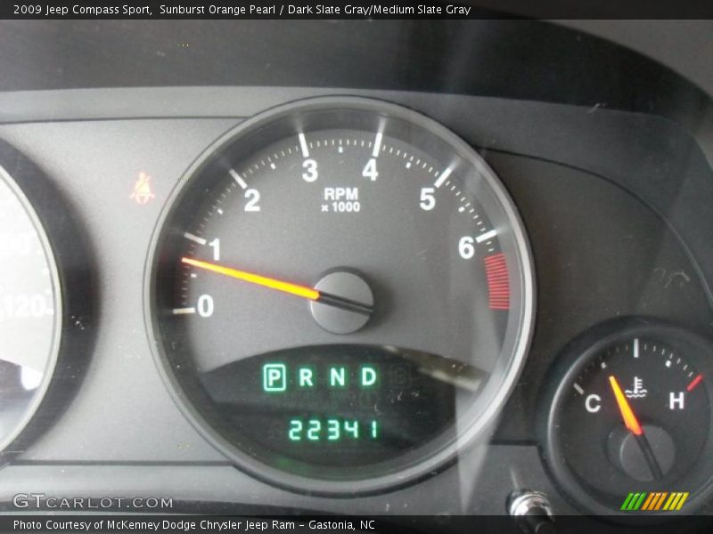 Sunburst Orange Pearl / Dark Slate Gray/Medium Slate Gray 2009 Jeep Compass Sport