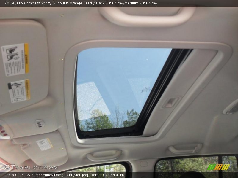 Sunburst Orange Pearl / Dark Slate Gray/Medium Slate Gray 2009 Jeep Compass Sport