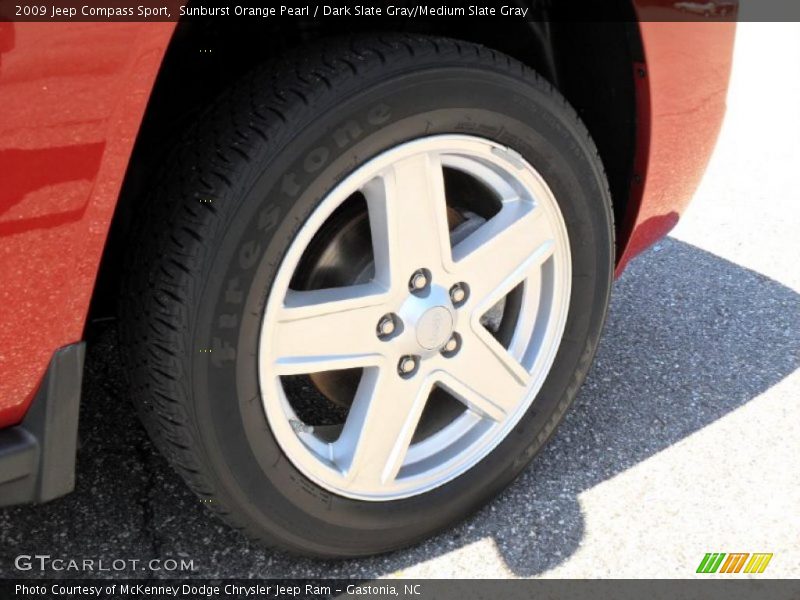 Sunburst Orange Pearl / Dark Slate Gray/Medium Slate Gray 2009 Jeep Compass Sport