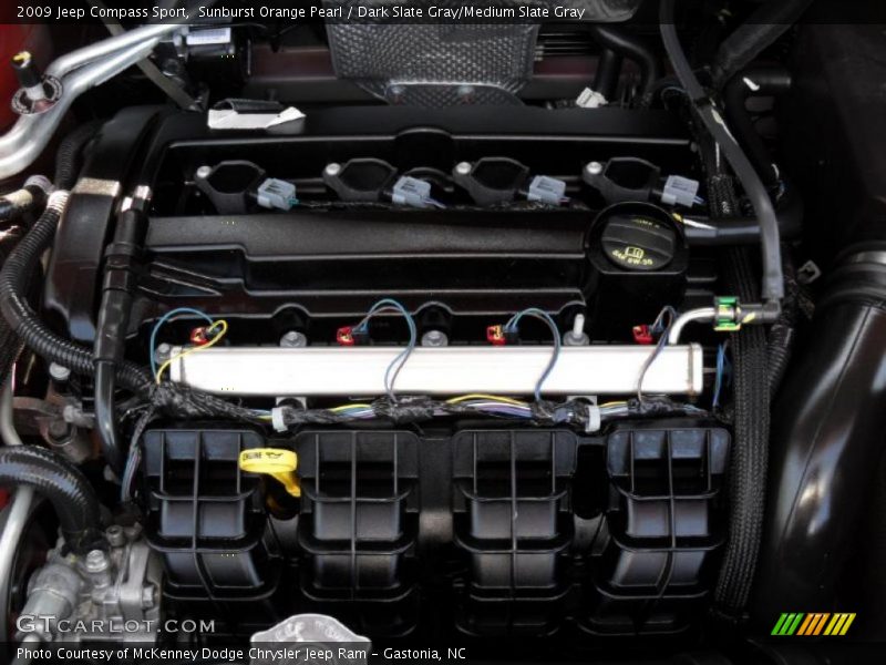 Sunburst Orange Pearl / Dark Slate Gray/Medium Slate Gray 2009 Jeep Compass Sport