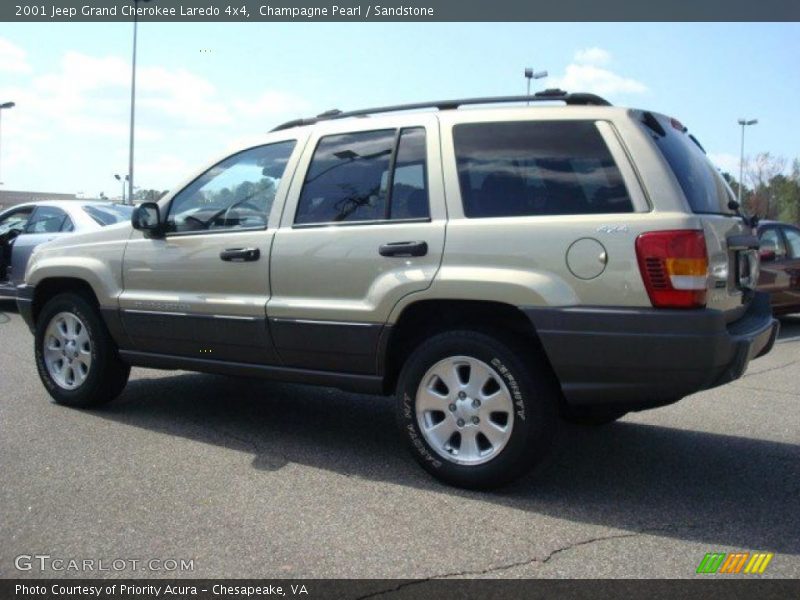 Champagne Pearl / Sandstone 2001 Jeep Grand Cherokee Laredo 4x4