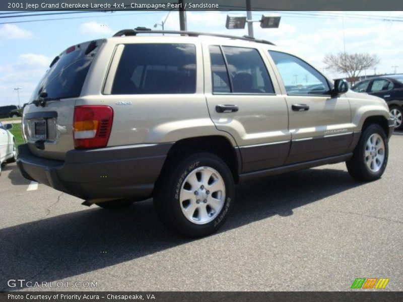 Champagne Pearl / Sandstone 2001 Jeep Grand Cherokee Laredo 4x4